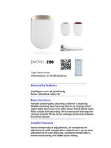 Electronic Bidet Toilet Cover