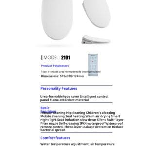 Electronic Bidet Toilet Cover 2101