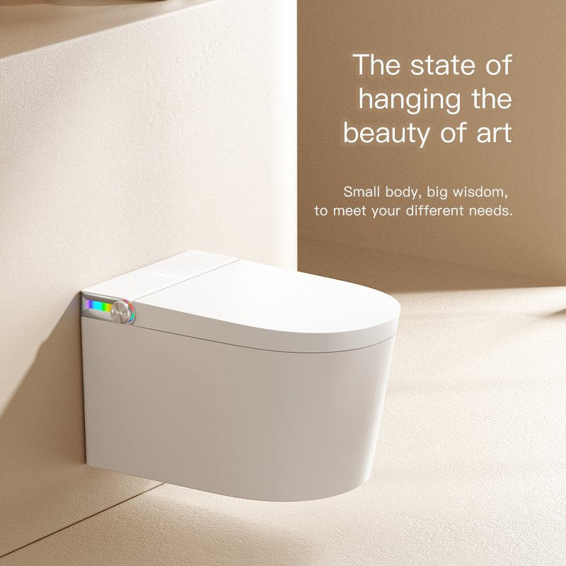 Smart Toilet T6 High Version one piece intelligent toilet with modern minimalist design