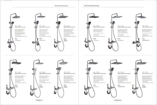 Shower faucet series products