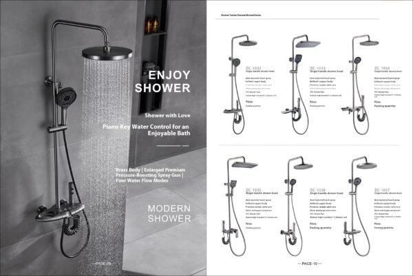 Shower faucet series products