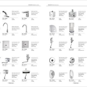 Sensor faucet, sensor flusher series