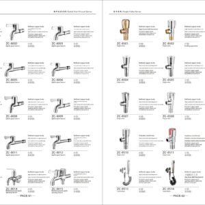Quick-open faucet, angle valve, toilet companion series