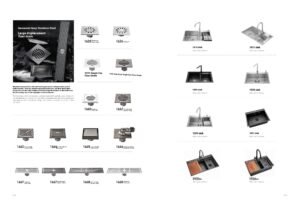 Multi-functional floor drain and sink series