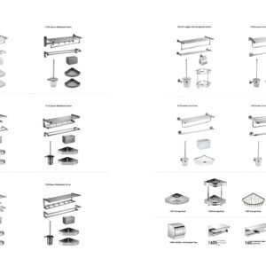 Kitchen & Bathroom Shelf Series