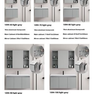 Bathroom Cabinet Series Light Gray 18cm Aluminum Honeycomb