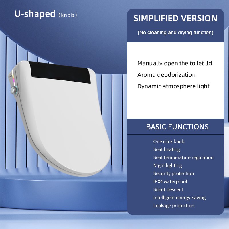 Intelligent toilet seat cover with bidet function and temperature control