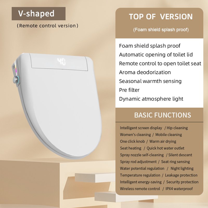 9CREAT smart bidet toilet seat with heating and washing functions