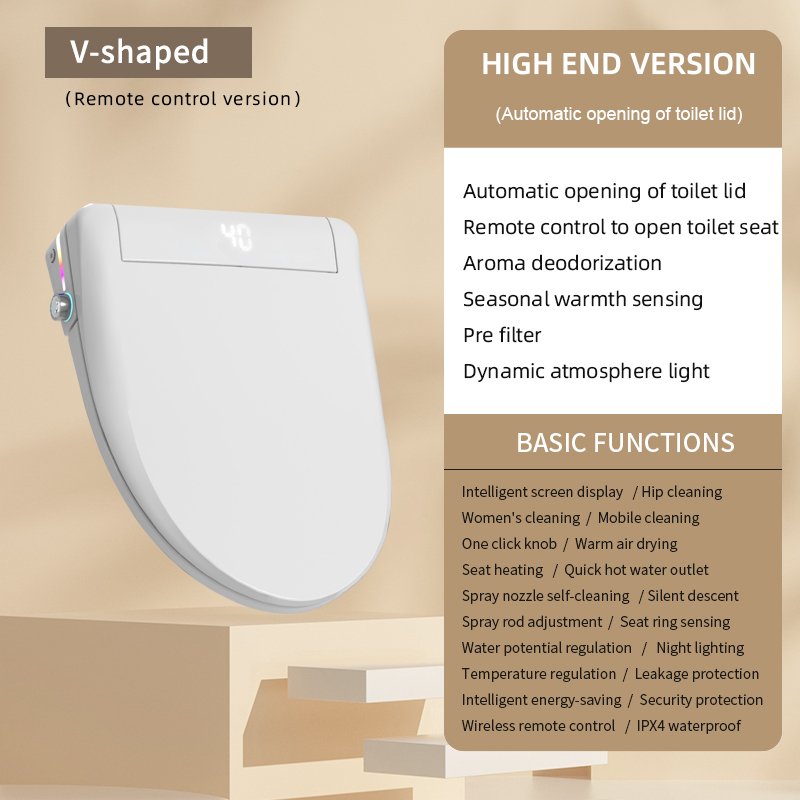 9CREAT automatic toilet seat cover with motion sensor and deodorization