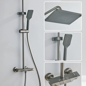 Gunmetal Gray Shower Set 2021