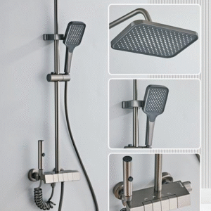 Gunmetal Gray Shower Set 2023