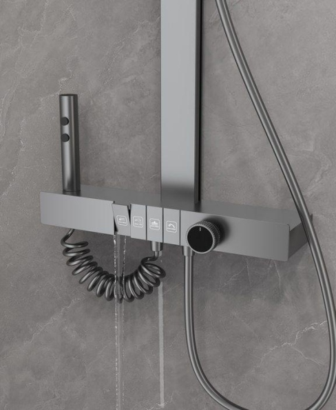 The U16 Gunmetal Gray Shower Set from 9CREAT is crafted for stability, durability, and premium shower comfort. Constructed with enhanced materials and a refined waterway system, it delivers a long-lasting performance suitable for homes, hotels, apartments, and commercial projects.