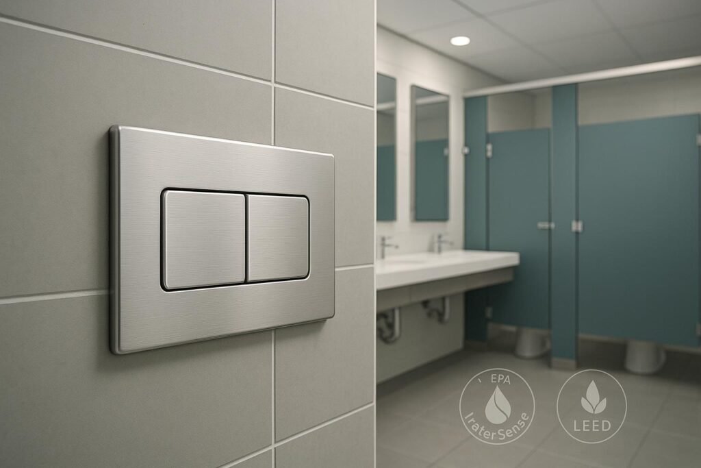 Specifying water-saving dual flush toilets for commercial ROI