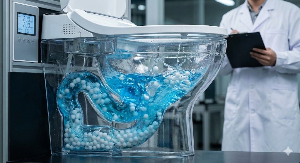 9CREAT Smart Toilet Powerful Siphonic Flush and Quality Test