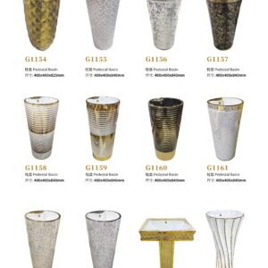 The production line subjects every custom PVD metallic floor standing basin to rigorous 500-hour salt spray testing before authorizing international export.