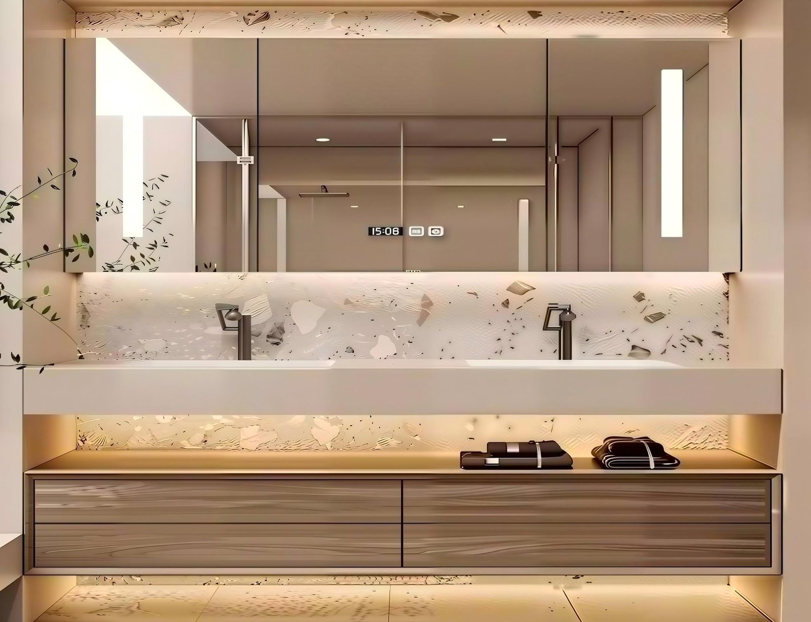 Slab Bathroom Vanities Manufactured by 9CREAT Bathroom