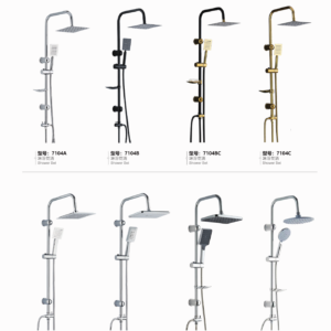 Finish-matched shower riser kits 7104A 7104B 7104BC 7104C 7105A 7106 7107 and 7108